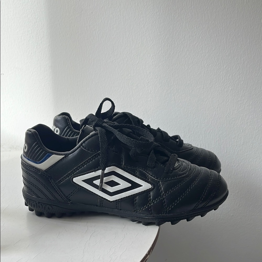 Black and White Soccer Cleats